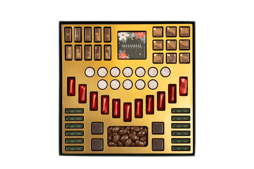 Gems Poinsettia Chocolate Package